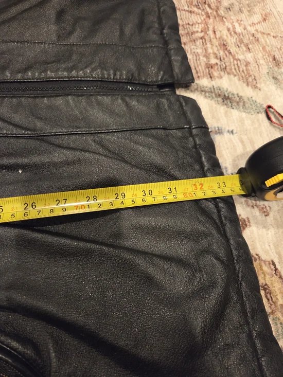 EMC Womans Leather Coat with Fur Trim - Picture 4 of 4